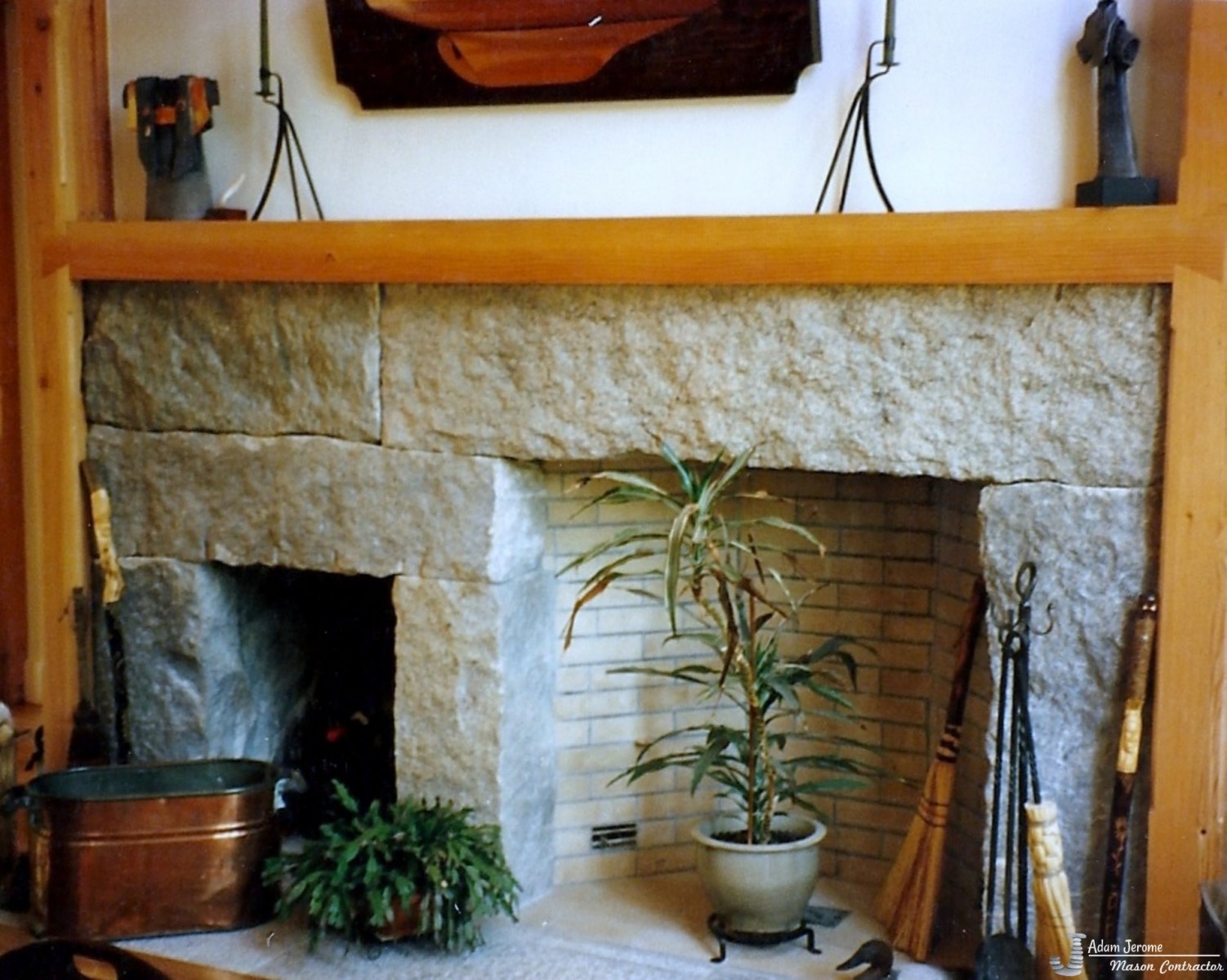 Stone Fireplaces Adam Jerome Mason Contractor