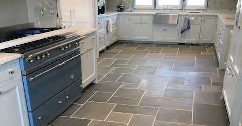Honed Bluestone Floor